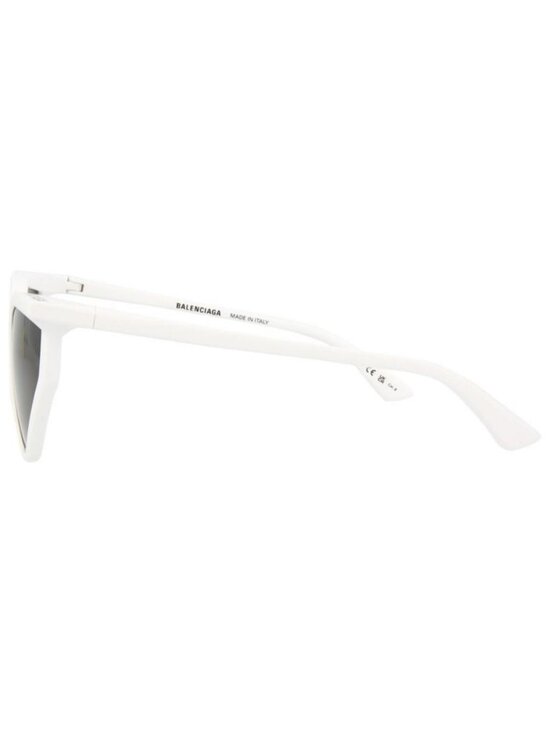 New Balenciaga Womens Cat Eye White White Grey Fashion Designer Sunglasses main image 5